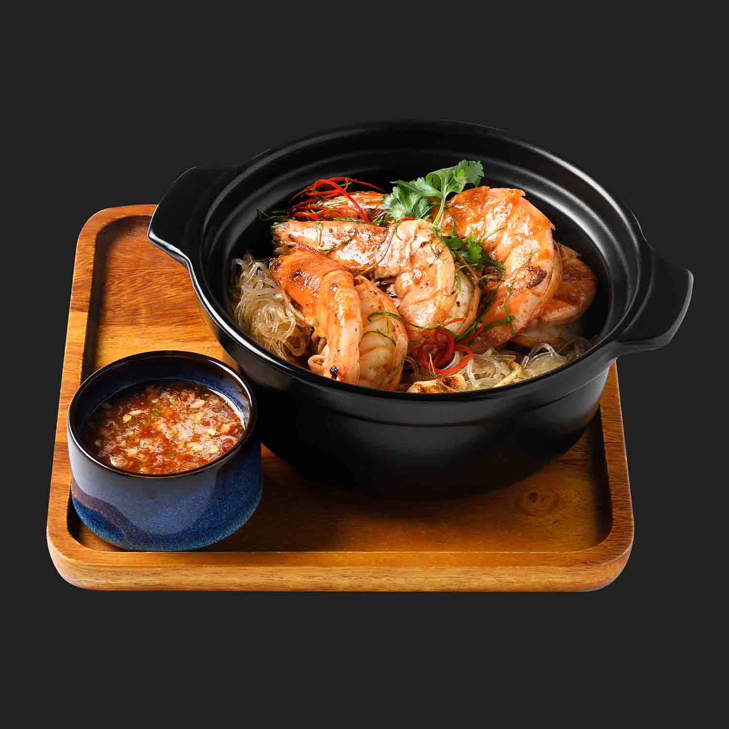 กุ้งอบวุ้นเส้น